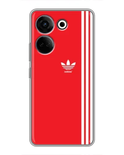 Чохол для TECNO Camon 20 Pro з картинкою «Червоний мінімалізм Adidas» Чохол для TECNO Camon 20 Pro з картинкою «Червоний мінімалізм Adidas»