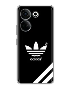 Чохол для TECNO Camon 20 Pro з картинкою «Adidas з діагональними смугами»