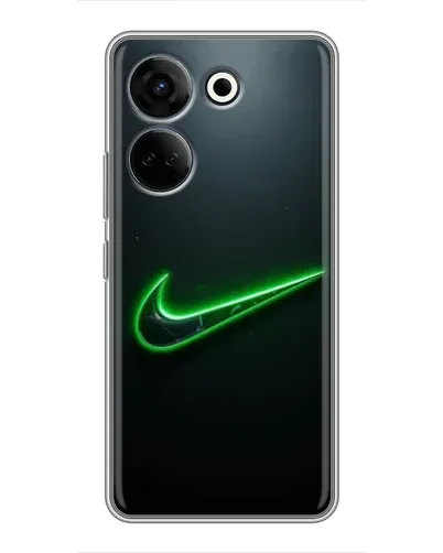 Чохол для TECNO Camon 20 Pro з картинкою «Неоновий контур Nike» Чохол для TECNO Camon 20 Pro з картинкою «Неоновий контур Nike»