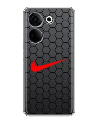 Чохол для TECNO Camon 20 Pro з картинкою «Nike — карбонова сітка» Чохол для TECNO Camon 20 Pro з картинкою «Nike — карбонова сітка»