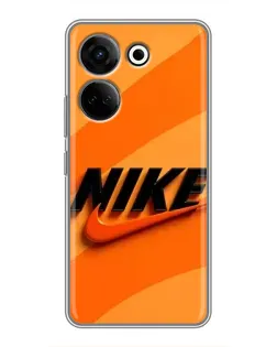 Чохол для TECNO Camon 20 Pro з картинкою «Помаранчевий драйв Nike» Чохол для TECNO Camon 20 Pro з картинкою «Помаранчевий драйв Nike»