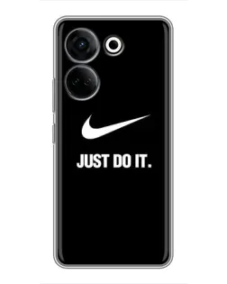 Чохол для TECNO Camon 20 Pro з картинкою «Класичний принт Nike»