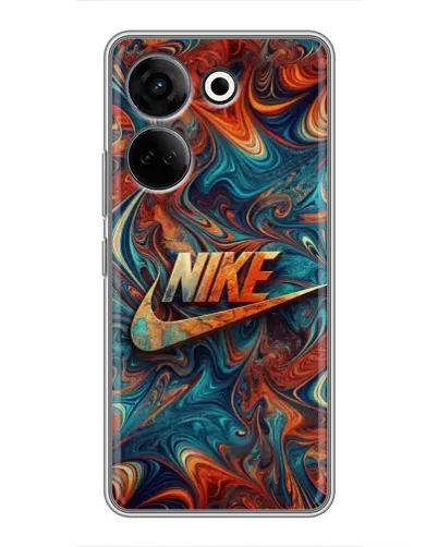 Чохол для TECNO Camon 20 Pro з картинкою «Nike в абстракції» Чохол для TECNO Camon 20 Pro з картинкою «Nike в абстракції»