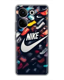 Чохол для TECNO Camon 20 Pro з картинкою «Колекція кросівок Nike»