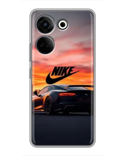 Чохол для TECNO Camon 20 Pro з картинкою «Nike та суперкар» Чохол для TECNO Camon 20 Pro з картинкою «Nike та суперкар»