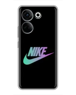 Чохол для TECNO Camon 20 Pro з картинкою «Nike — міська ніч»