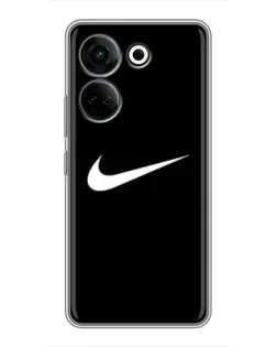 Чехол для TECNO Camon 20 Pro с картинкой «Минималистический Найк»