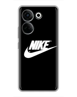 Чехол для TECNO Camon 20 Pro с картинкой «Мазки краски Nike»