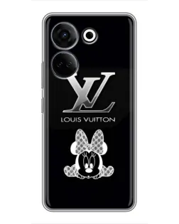 Чехол для TECNO Camon 20 Pro с картинкой «LV и Минни Маус»