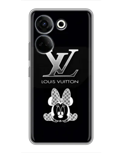 Чехол для TECNO Camon 20 Pro с картинкой «LV и Минни Маус» Чехол для TECNO Camon 20 Pro с картинкой «LV и Минни Маус»