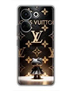 Чехол для TECNO Camon 20 Pro с картинкой «Монограмма с фигурой»