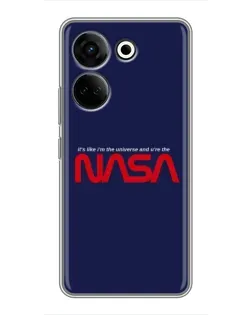 Чехол для TECNO Camon 20 Pro с картинкой «NASA — глубокий космос»