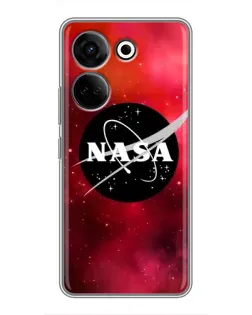 Чехол для TECNO Camon 20 Pro с картинкой «NASA — красная туманность» Чехол для TECNO Camon 20 Pro с картинкой «NASA — красная туманность»