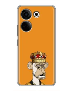 Чехол для TECNO Camon 20 Pro с картинкой «Золотая обезьяна Bored Ape» Чехол для TECNO Camon 20 Pro с картинкой «Золотая обезьяна Bored Ape»