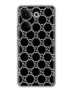 Чохол для TECNO Camon 20 Pro з картинкою «Gucci — сітчастий паттерн» Чохол для TECNO Camon 20 Pro з картинкою «Gucci — сітчастий паттерн»