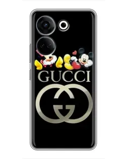 Чехол для TECNO Camon 20 Pro с картинкой «Gucci — герои Disney»