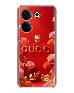 Чехол для TECNO Camon 20 Pro с картинкой «Gucci — золотой сад»