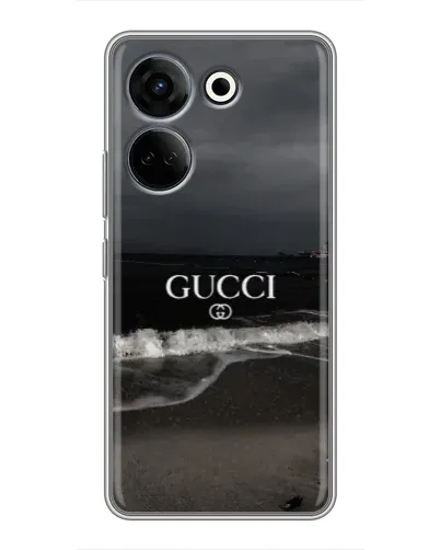 Чехол для TECNO Camon 20 Pro с картинкой «Gucci — морской прибой»