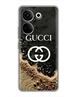 Чехол для TECNO Camon 20 Pro с картинкой «Gucci — песчаные дюны»