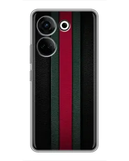 Чехол для TECNO Camon 20 Pro с картинкой «Gucci — неоновая линия»