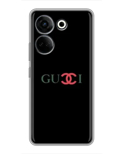 Чехол для TECNO Camon 20 Pro с картинкой «Gucci — красный градиент»