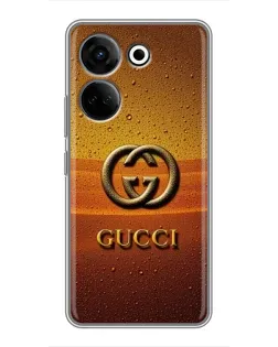 Чехол для TECNO Camon 20 Pro с картинкой «Gucci — солнечный градиент»