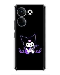 Чехол для TECNO Camon 20 Pro с картинкой «Электрическая Kuromi»