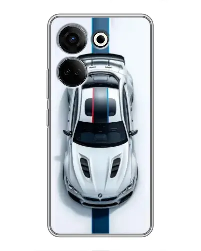 Чехол для TECNO Camon 20 Pro с картинкой «Вид сверху — BMW M»