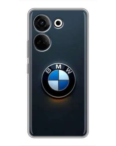 Чехол для TECNO Camon 20 Pro с картинкой «Логотип BMW — минимализм»