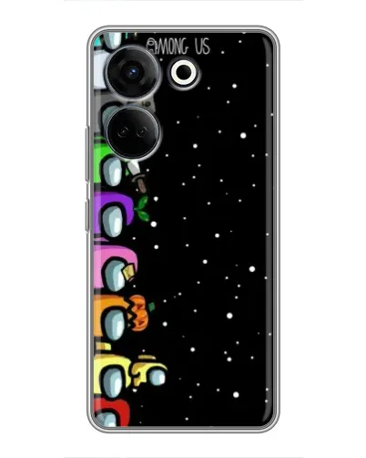 Чехол для TECNO Camon 20 Pro с картинкой «Команда Among Us» Чехол для TECNO Camon 20 Pro с картинкой «Команда Among Us»