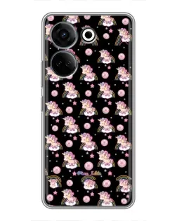Чехол для TECNO Camon 20 Pro с картинкой «Magic Unicorn паттерн»