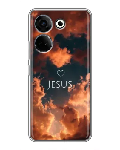 Чехол для TECNO Camon 20 Pro с картинкой «Сияние Имени Jesus» Чехол для TECNO Camon 20 Pro с картинкой «Сияние Имени Jesus»