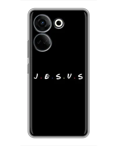Чехол для TECNO Camon 20 Pro с картинкой «Точки веры J.E.S.U.S.» Чехол для TECNO Camon 20 Pro с картинкой «Точки веры J.E.S.U.S.»