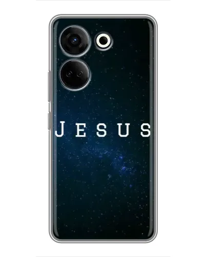Чехол для TECNO Camon 20 Pro с картинкой «Звездное небо Jesus» Чехол для TECNO Camon 20 Pro с картинкой «Звездное небо Jesus»
