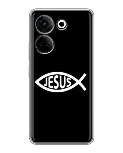 Чехол для TECNO Camon 20 Pro с картинкой «Классический Jesus» Чехол для TECNO Camon 20 Pro с картинкой «Классический Jesus»