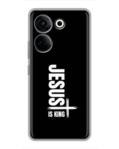 Чехол для TECNO Camon 20 Pro с картинкой «Вертикаль веры Jesus» Чехол для TECNO Camon 20 Pro с картинкой «Вертикаль веры Jesus»
