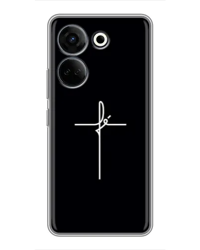 Чохол для TECNO Camon 20 Pro з картинкою «Тонкий хрест» Чохол для TECNO Camon 20 Pro з картинкою «Тонкий хрест»