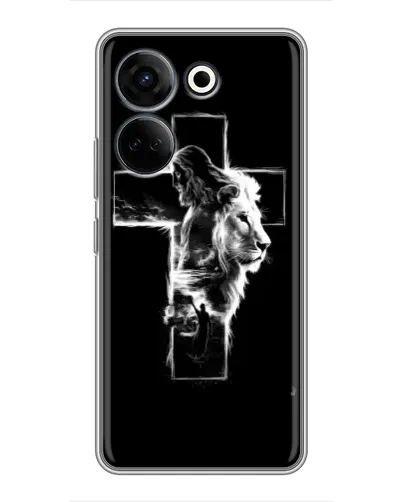 Чохол для TECNO Camon 20 Pro з картинкою «Сяючий хрест Jesus» Чохол для TECNO Camon 20 Pro з картинкою «Сяючий хрест Jesus»