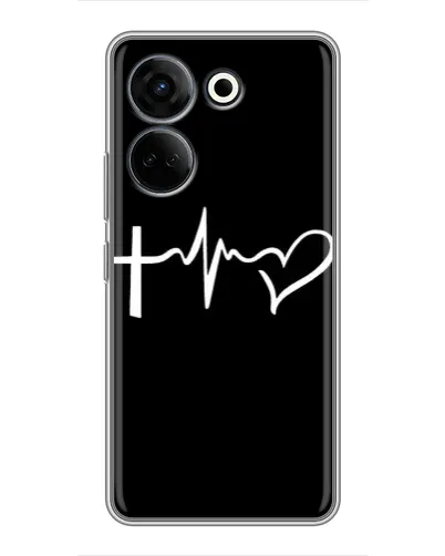 Чохол для TECNO Camon 20 Pro з картинкою «Пульс віри» Чохол для TECNO Camon 20 Pro з картинкою «Пульс віри»