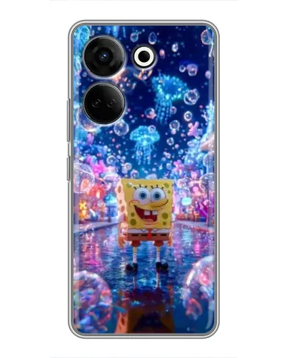 Чехол для TECNO Camon 20 Pro с картинкой «Неоновый океан»
