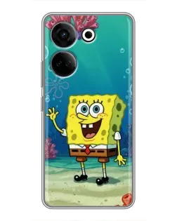 Чехол для TECNO Camon 20 Pro с картинкой «Подводный привет»