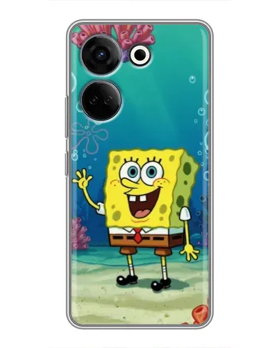 Чехол для TECNO Camon 20 Pro с картинкой «Подводный привет»