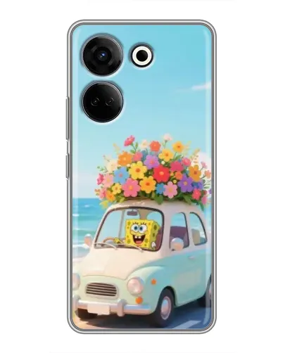 Чехол для TECNO Camon 20 Pro с картинкой «Автомобильное путешествие»