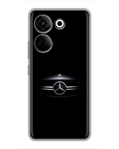 Чехол для TECNO Camon 20 Pro с картинкой «Mercedes — абстрактные линии»