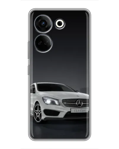 Чехол для TECNO Camon 20 Pro с картинкой «Mercedes AMG GT Silver»