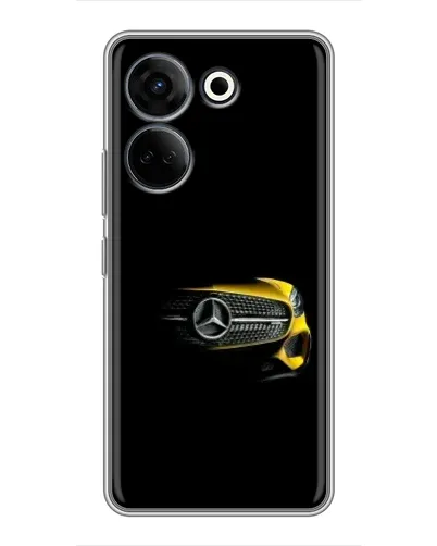 Чехол для TECNO Camon 20 Pro с картинкой «Mercedes — ретро стиль»
