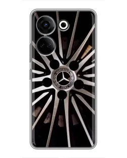 Чехол для TECNO Camon 20 Pro с картинкой «Диск Mercedes»