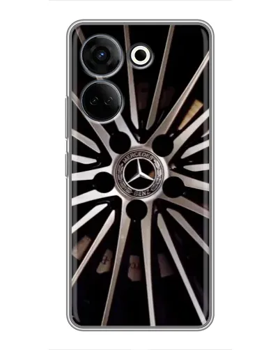 Чехол для TECNO Camon 20 Pro с картинкой «Диск Mercedes»