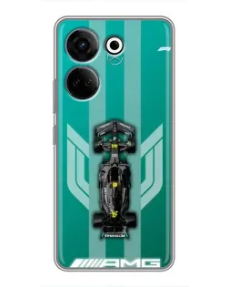 Чехол для TECNO Camon 20 Pro с картинкой «Mercedes AMG Petronas»