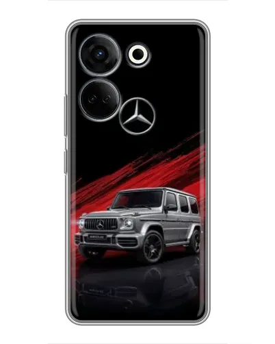 Чехол для TECNO Camon 20 Pro с картинкой «Mercedes G-Class красный»